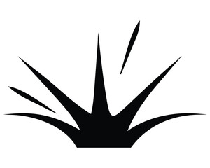 Black and white tribal tattoo design vector icon