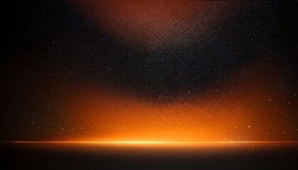 Dark Noisy Grainy Poster Background Orange Black Abstract Glowing Shape Header Cover Backdrop Design Noise Texture Banner Copy Space