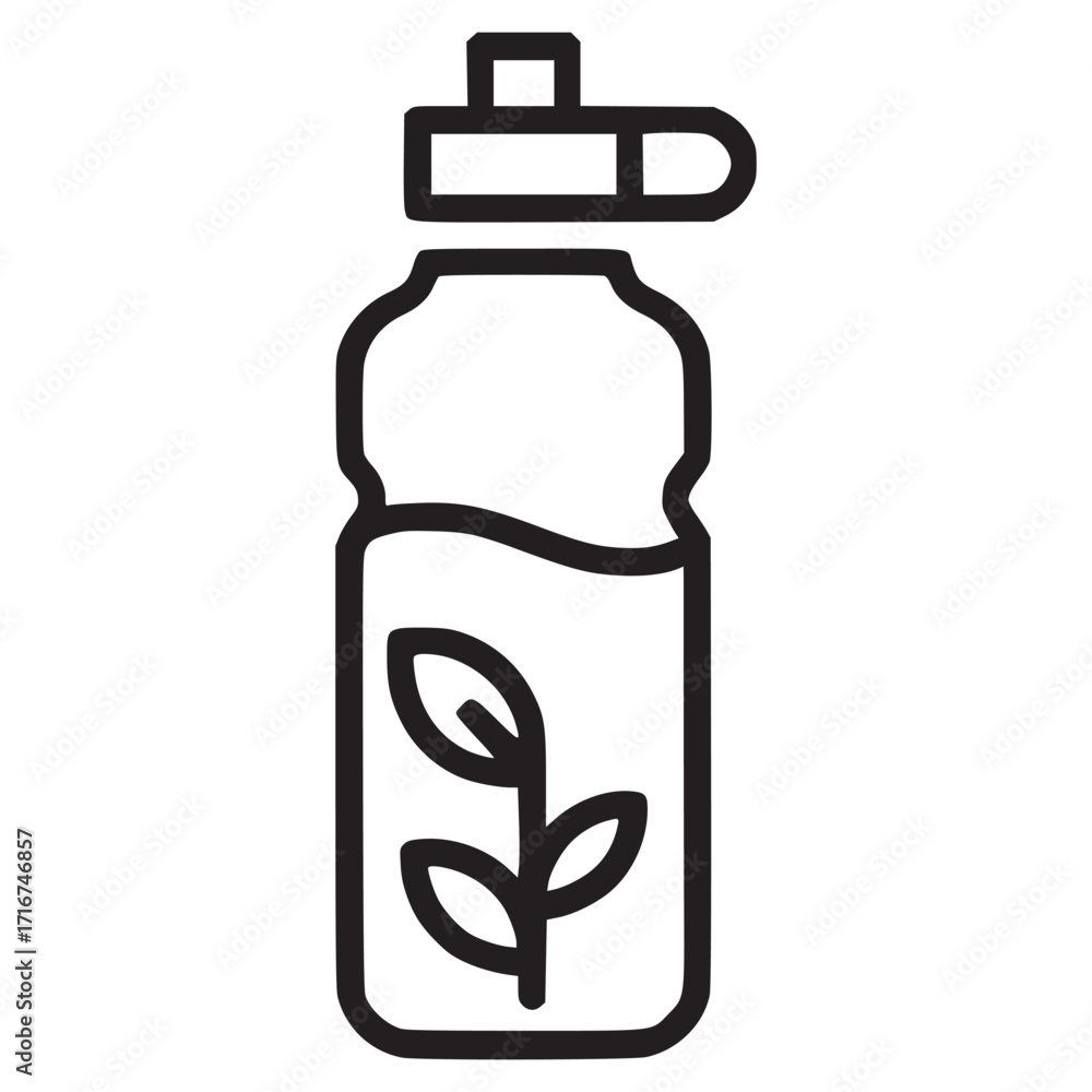 Fototapete vector art of a computer mouse icon, representing input device, cursor control, and user interface, 