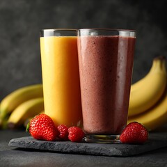 glass of green tea with lemon