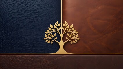 Timeless Premium Leather Background for Book or Journal
