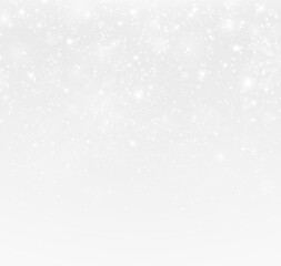 Snowfall glistens with icy crystals and sparkling winter light. Transparent flakes and festive frost create a magical holiday scene.