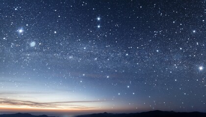 Fototapeta premium Sternenhimmel Leuchtende Sterne Extrahiert Auf Transparentem Hintergrund