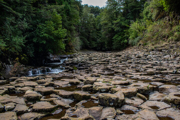 Basaltic columns, Chile
