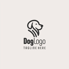 Modern Black White Dog Branding