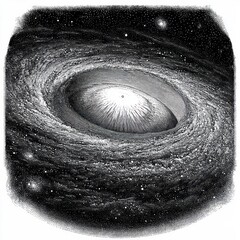 Galaxy structure illustration