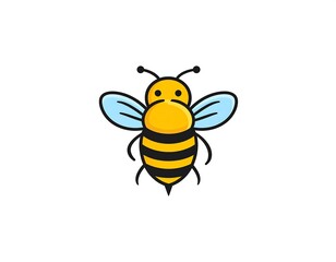 Cute cartoon bee