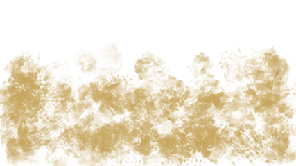 "Gold Paint Texture Isolated on Transparent Background PNG – Abstract Brush Effect Clipart"