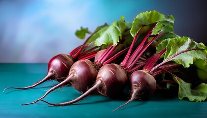 Some Beetroots With Tops