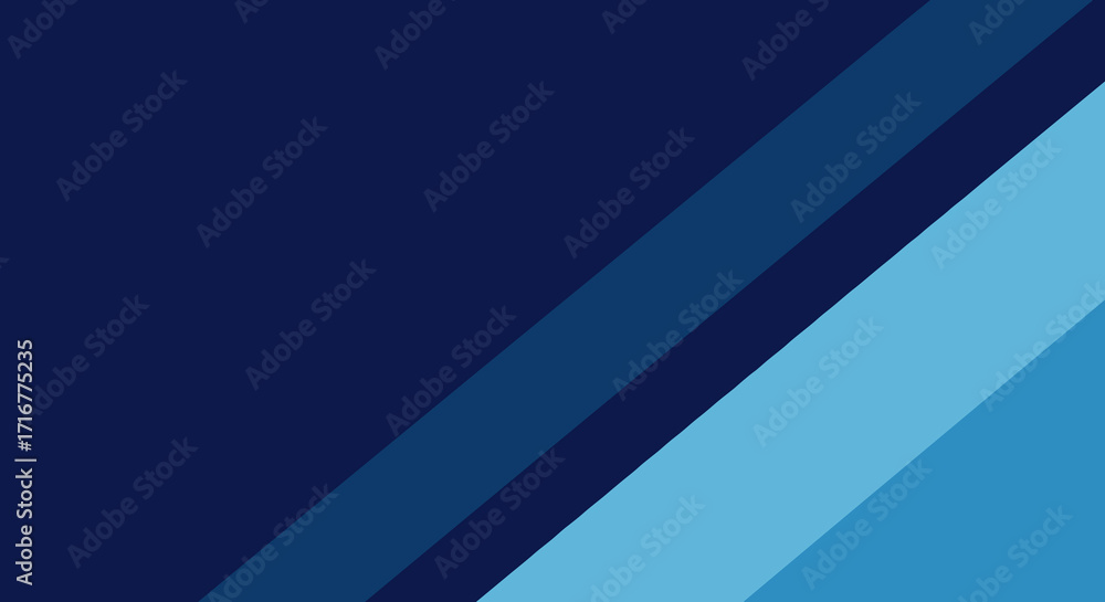 Poster minimal glass flat vector background with blue diagonal lines