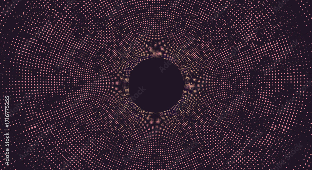 Aufkleber abstract halftone background with dark center and textured pattern