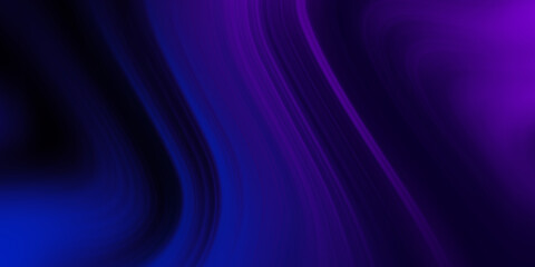 Obraz premium Dynamic deep blue and purple abstract fluid gradient background with flowing lines