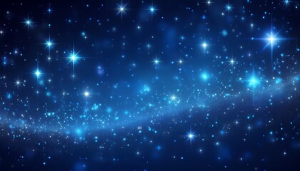 abstract blue sparkle background glowing particles bokeh effect wallpaper stars