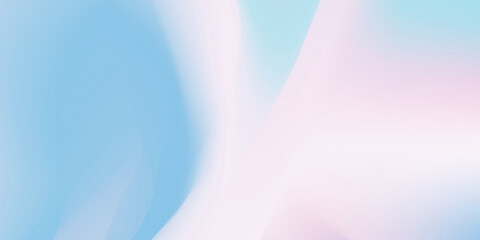 Obraz premium Soft pastel gradient flowing background, subtle abstract light blue and pink blend