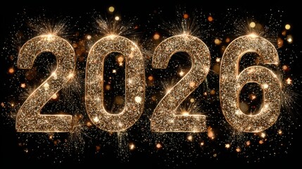 New Year celebration highlights the sparkling arrival of 2026 with fireworks and festivity