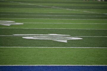 Artificial Turf on a Football Field