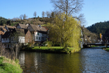 Schiltach village in Germany by the river