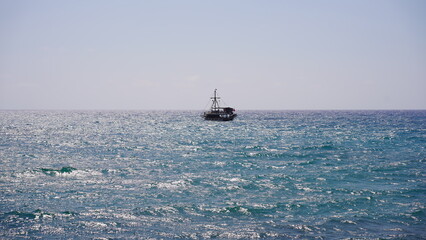 Widok na morze w Alanyi w Turcji