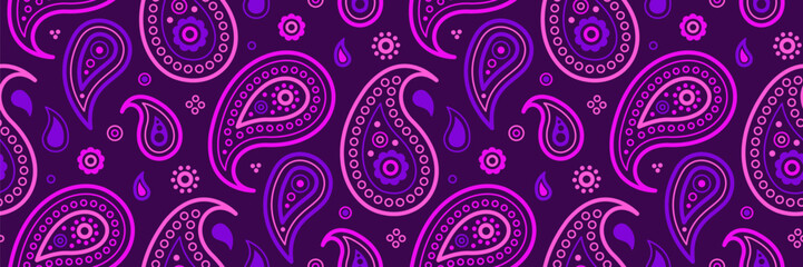 Romantic vintage by rich repeat. Paisley droplet, botanical buta. Asian sample with tribal old-fashioned.