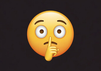&Eacute;moji silencieux et expression faciale