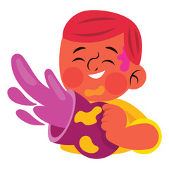 Powder Vector Illustration. Flat Minimal Design. Editable Illustration for Web, Mobile, Print