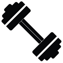 15  dumbbell  vector icon