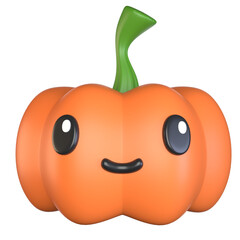 3d halloween pumpkin cartoon