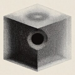 Abstract cube design