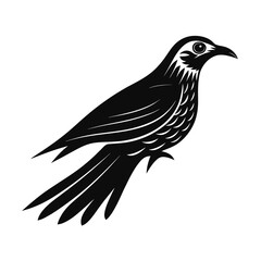 Graceful flying dove silhouette design