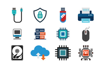 set of medical icons