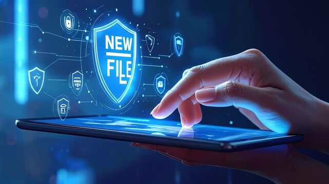 Securing New Files on Digital Devices.