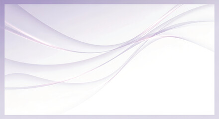 Obraz premium Vector art of soft abstract flowing wave on a light purple background