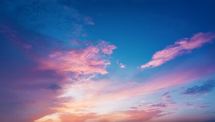 Obraz premium Nsta Story Template Backgrounds Twilight Sky With Effect Of Light Pastel Colors Colorful Sunset Of Soft Clouds 9 16 Aspect Ratio