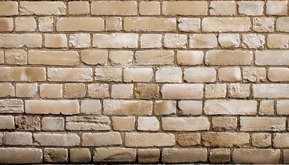 Obraz premium Beige Old Brick Wall Background Grunge Texture