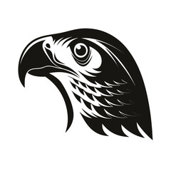 Small parrot head silhouette profile design