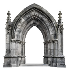 Obraz premium Gothic Stone Archway with Pinnacles architecture medieval
