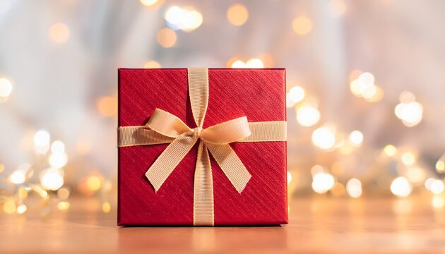 Surprise Red Gift Box Birthday Celebration Special Give Away Package Loyalty Program Reward