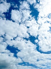 Obraz premium blue sky with clouds