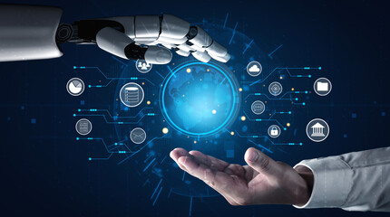 An AI powered global business network and digital infrastructure. A worldwide connection of AI services for data, finance, and communication. Motif