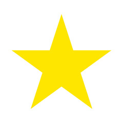Obraz premium Star icon. Golden star symbol, yellow star sign
