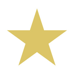 Star symbol. Golden star icon for designs