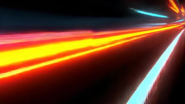 Speed of Light: Dynamic streaks of vibrant colors ignite the dark canvas, creating an arresting visual representation of speed, motion, and energy. Witness the powerful lines, the dazzling brilliance.