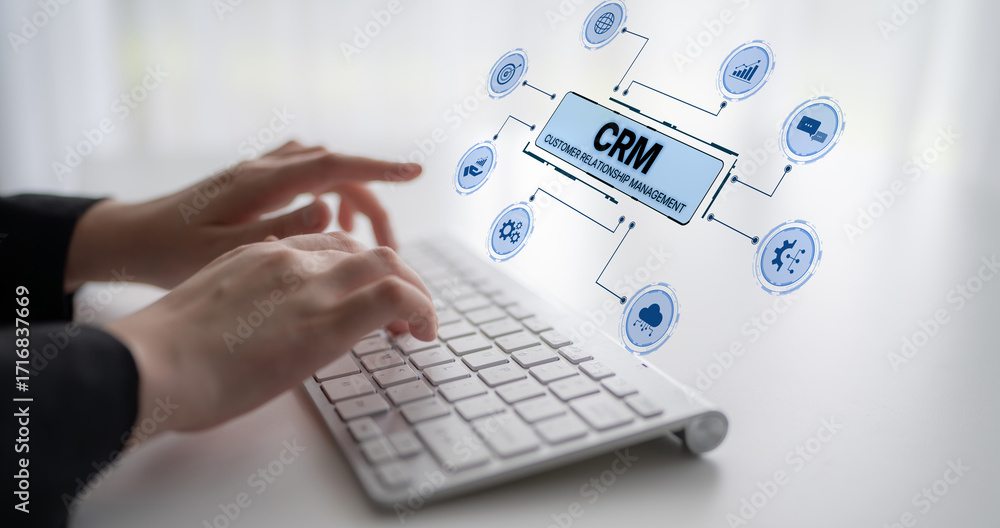 Poster crm platforms improve customer relationships through data analysis, crm communication tools, and aut