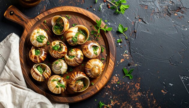 Escargots (Weinbergschnecken)