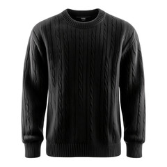 Fototapeta premium Shop the latest stylish knitted sweater for men available online now isolated on transprint background