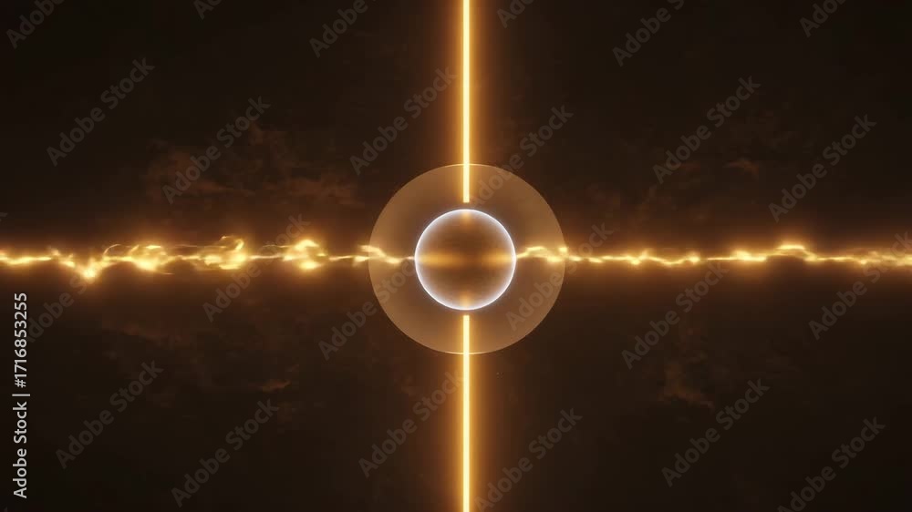 Poster an abstract depiction of energy and light, showcasing dynamic patterns and radiant colors in a dark 
