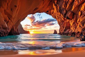 Golden Cave Sunrise
