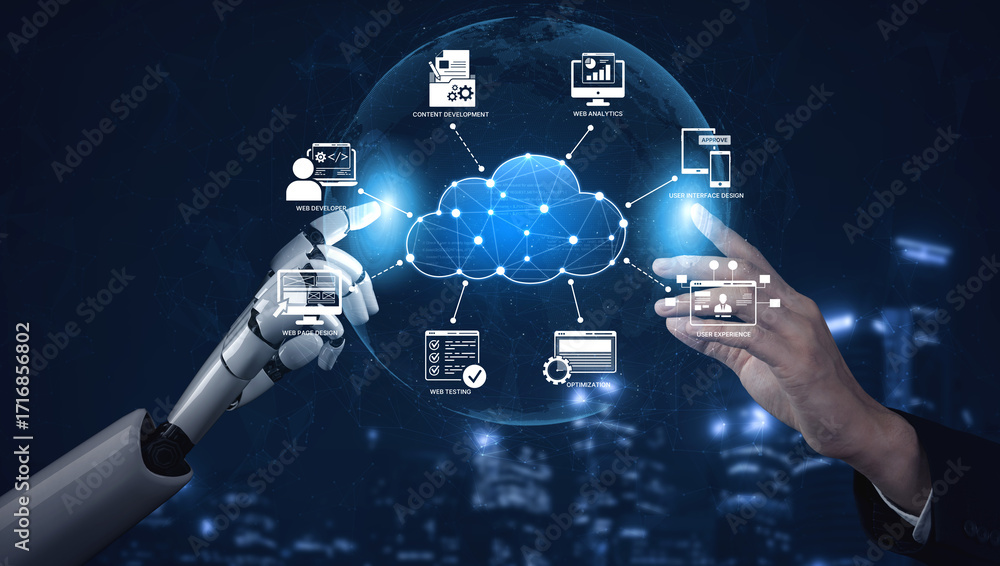 Aufkleber ai enhances cloud computing with scalable infrastructure, secure data, and smart services to support