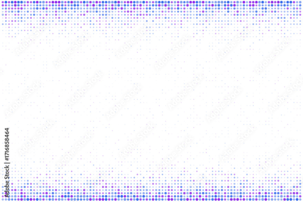 Poster abstract digital hexagon pattern background with blue and purple gradient fading into dark space