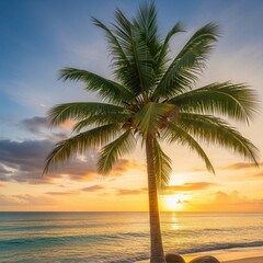 palm trees on the beach
